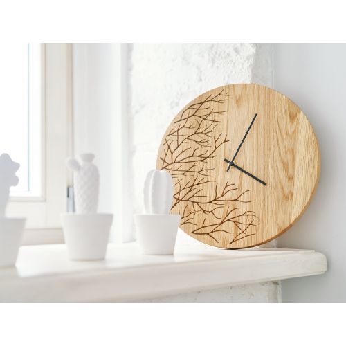  DABADesign Oak Wood Wall Clock ALBERTS