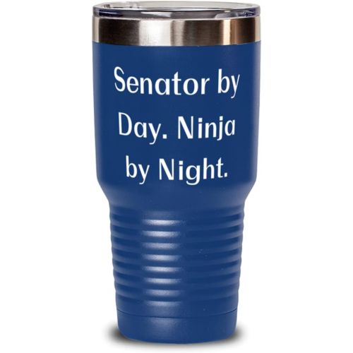 제네릭 DABLIZ GROUP INTERNATION TRADING LLC New Senator, Senator by Day. Ninja by Night, Love 30oz Tumbler For Men Women From Friends