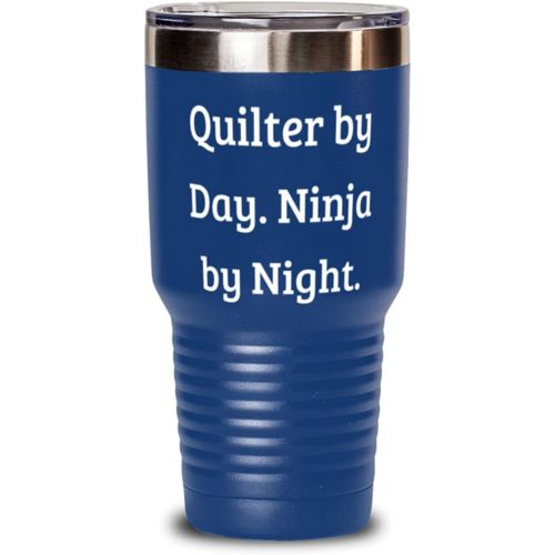 제네릭 DABLIZ GROUP INTERNATION TRADING LLC Useful Quilter 30oz Tumbler, Quilter by Day. Ninja by Night, Unique for Friends, Birthday
