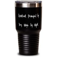 DABLIZ GROUP INTERNATION TRADING LLC Sarcastic Assistant principal s, Assistant Principal by Day. Ninja by Night, Useful 30oz Tumbler For Men Women From Team Leader