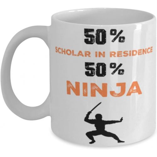 제네릭 DABLIZ GROUP INTERNATION TRADING LLC Scholar In Residence Ninja Coffee Mug, Unique Cool Gifts For Professionals and co-workers