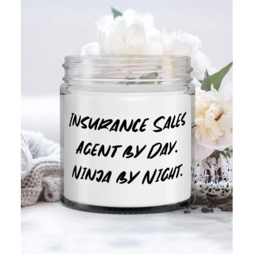 제네릭 DABLIZ GROUP INTERNATION TRADING LLC Beautiful Insurance sales agent Candle, Insurance Sales Agent by Day. Ninja by Night, Present For Colleagues, Love Gifts From Friends