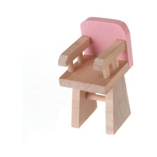제네릭 DABLIZ GROUP INTERNATION TRADING LLC Generic Wood Dollhouse Furniture Nursery Double-Deck Bed Chairs Cradle Rocking Horse
