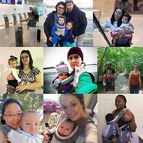  DADA DaDa Hip Seat Baby Carrier, Airflow 360 Ergonomic Baby Carrier with hip seat for Infants and Toddler (New Generation backpack carrier ) for all seasons, perfect for nursing, hiking