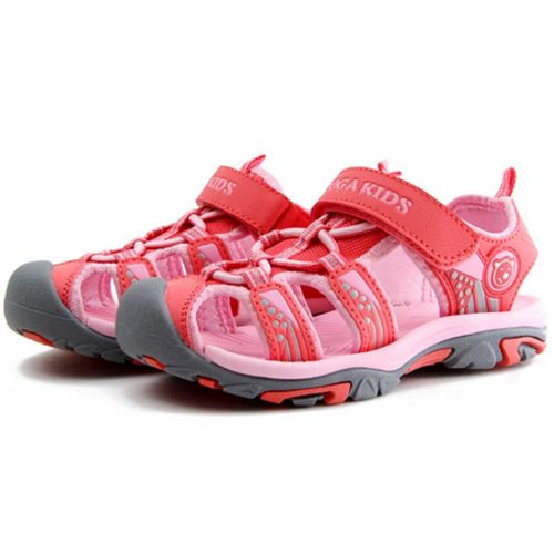  DADAWEN Boys Girls Outdoor Athletic Strap Breathable Closed-Toe Water Sandals (Toddler/Little Kid/Big Kid)