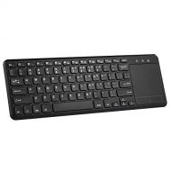 DADUIZHANG Wireless Keyboard Touch Keyboards with Multi-Touch Touchpad   Notebook Laptop Smart Tv, Black
