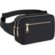 DAGITE Fanny Packs for Women Men, Fashion Waist Pack Belt Bags for Teen Girls with Multi-Pockets Adjustable Belts, Cute Fanny Pack Bum Bag for Disney Travel Hiking Cycling Running