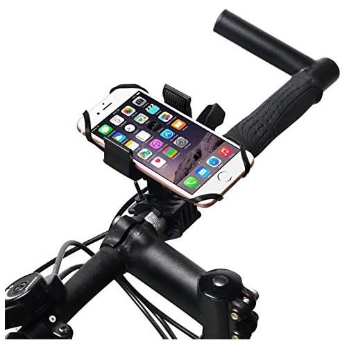  DAIXI Bike Phone Mount, 360° Adjustable Motorcycle/Bike Handlebar Universal Smartphone Mount Time/Map/Music/GPS Navigation for iPhone X 8 7 6 5 Plus Samsung S9 S8 S7 S7 S6 S5