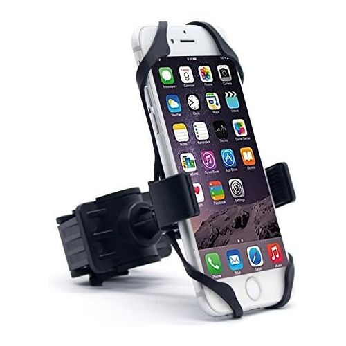  DAIXI Bike Phone Mount, 360° Adjustable Motorcycle/Bike Handlebar Universal Smartphone Mount Time/Map/Music/GPS Navigation for iPhone X 8 7 6 5 Plus Samsung S9 S8 S7 S7 S6 S5