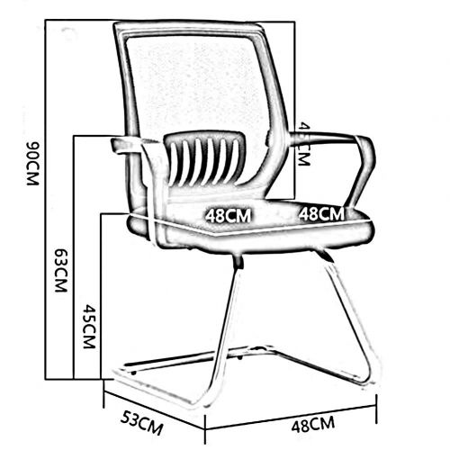  DALL Chairs Stools Dall Office Chair Bow-Shape Mesh Desk Chairs Ergonomic Computer Chair Study Room Steel Base (Color : Pink, Size : White Frame)