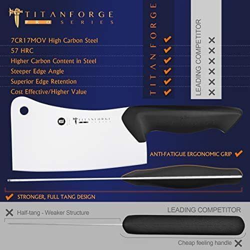  [아마존베스트]Dalstrong Titan Forge 7 Inch Cleaver