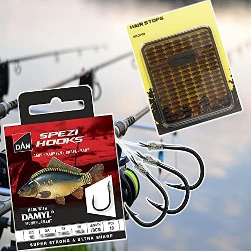  [아마존베스트]D-A-M Complete Carp Set Fighter Pro - 2 Carp Rods 3lbs Camaro Carp + 2 Rolls