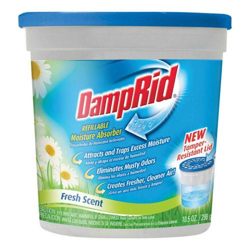  Damprid Refillable Moisture Absorber Fresh Scent, 10.5 Ounce, Pack of 6