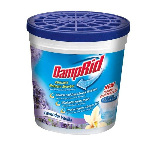  DAMPRID Moisture Absorber Lavender Vanilla, 10.5oz (Pack of 6), White