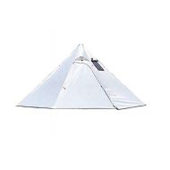 DANCHEL OUTDOOR 3.6lb Camping Teepee Tents with Stove Jack, Pyramid Tent Backpacking Hot Tent for Adults