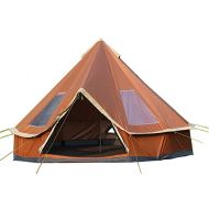 DANCHEL OUTDOOR DANCHEL 13ft Light Weight Tipi Family Tent for Camping 4000 Pro
