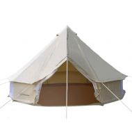 DANCHEL OUTDOOR DANCHEL 4-Season Family Cotton Bell Tents (10ft 13.1ft 16.4ft 19.7ft Dia. Size Options)