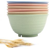 [아마존베스트]DAPIPIK 6 Pcs Unbreakable Cereal Bowl Sets. for Soup,Dessert and Salad - Easy Dishwasher Safe(6.7 inch)Cereal Bowls