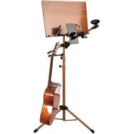 Sheet Music Stand Music Stand Music Stands Portable Music Holder Floor-Standing Wooden Sheet Music Stands for Concert Church School Use Guitar Stand (Color : A)