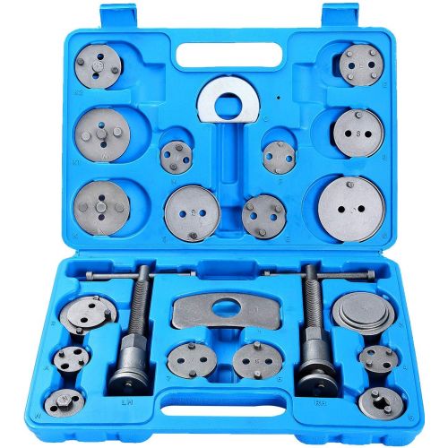  DASBET 24pcs Heavy Duty Disc Brake Caliper Tool Set and Wind Back Kit for Brake Pad Replacement