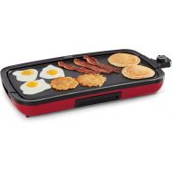 Dash Deluxe Everyday Electric Griddle with Dishwasher Safe Removable Nonstick Cooking Plate for Pancakes, Burgers, Eggs and more, Includes Drip Tray + Recipe Book, 20” x 10.5”, 150