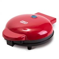 Dash DMG8100RD 8” Express Electric Round Griddle for Pancakes, Cookies, Burgers, Quesadillas, Eggs & other on the go Breakfast, Lunch & Snacks, with Indicator Light + Included Reci