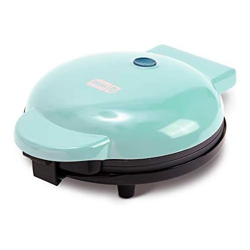  Dash DEWM8100AQ Express 8” Waffle Maker Machine for Individual Servings, Paninis, Hash browns + other on the go Breakfast, Lunch, or Snacks, with Easy Clean, Non-Stick Sides, Aqua: