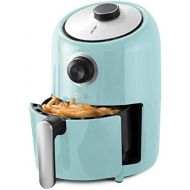 [아마존베스트]Dash DCAF150GBAQ02 Compact Air Fryer Oven Cooker with Temperature Control, Non Stick Fry Basket, Recipe Guide + Auto Shut off Feature, 1.2 qt, Aqua