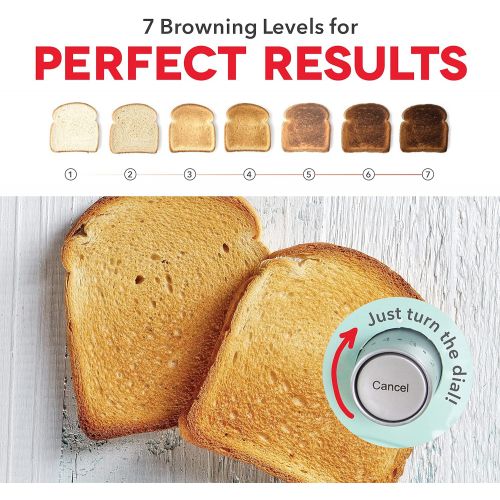  [아마존베스트]Dash DVTS501 DVTS501AQ Toaster, 2 Slice, Aqua