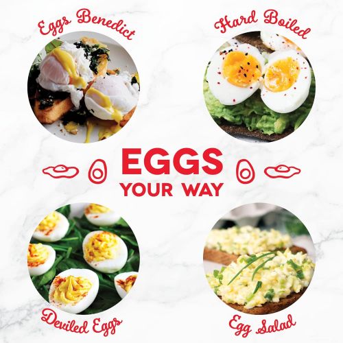  [아마존베스트]Dash Rapid Egg Cooker: 6 Egg Capacity Electric Egg Cooker for Hard Boiled Eggs, Poached Eggs, Scrambled Eggs, or Omelets with Auto Shut Off Feature - Aqua