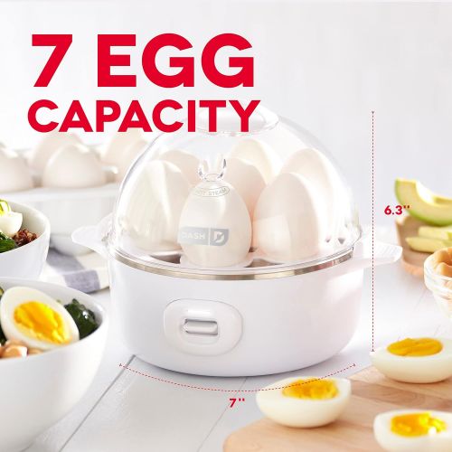  [아마존베스트]DASH Express Electric Egg Cooker, 7, White