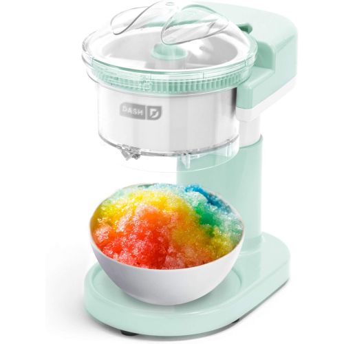  [아마존베스트]Dash DSIM100GBAQ02 Shaved Ice Maker + Slushie Machine with Stainless Steel Blades for Snow Cone, Margarita + Frozen Cocktails, Organic, Sugar Free, Flavored Healthy Snacks for Kids