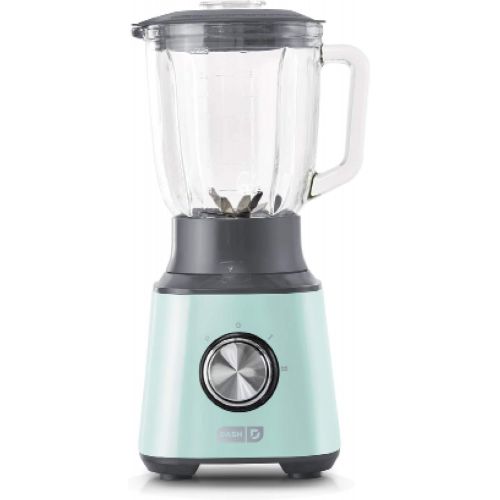  Dash Quest Countertop Blender 1.5L with Stainless Steel Blades for Coffee Drinks, Deserts, Frozen Cocktails, Purees, Shakes, Soups, Smoothies & More - Aqua