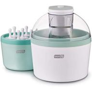 [아마존베스트]Dash DIC700AQ 2-in-1 Ice Cream, Frozen Yogurt, Sorbet + Popsicle Maker with Easy Ingredient Spout, Double-Walled Insulated Freezer Bowl & Free Recipes, 1 quart, Aqua