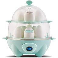 [아마존베스트]Dash Deluxe Rapid Egg Cooker: Electric, 12 Capacity for Hard Boiled, Poached, Scrambled, Omelets, Steamed Vegetables, Seafood, Dumplings & More, with Auto Shut Off Feature, Aqua