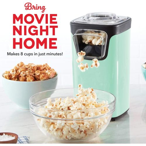  [아마존베스트]DASH DAPP155GBAQ06 Turbo POP Popcorn Maker, 8 Cups, Aqua