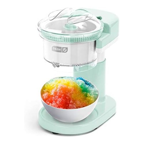  [아마존베스트]Dash DSIM100GBAQ02 Shaved Ice Maker + Slushie Machine with Stainless Steel Blades for Snow Cone, Margarita + Frozen Cocktails, Organic, Sugar Free, Flavored Healthy Snacks for Kids