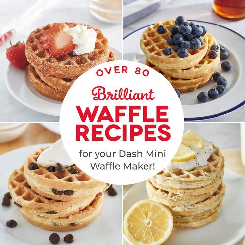  [아마존베스트]DASH DCB001MW Wonderful Mini Waffles Recipe Book with Gluten, Vegan, Paleo, Dairy + Nut Free Options, Over 80+ Easy to Follow Guides, Cookbook