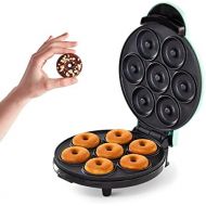 [아마존베스트]Dash DDM007 Mini Donut Maker Machine for Kid-Friendly Breakfast, Snacks, Desserts & More with Non-stick Surface, Makes 7 Doughnuts, Aqua