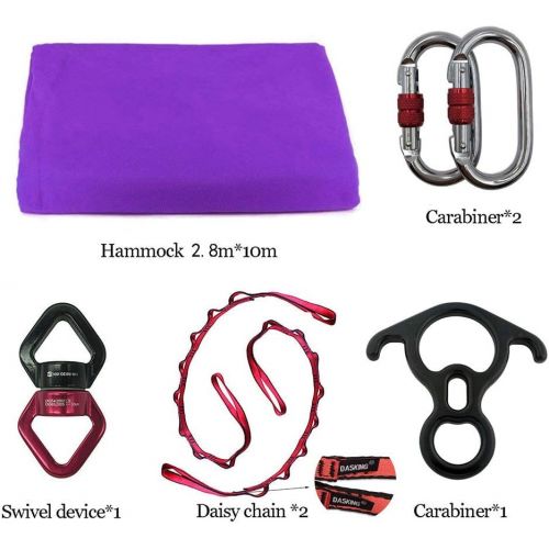  DASKING Premium Aerial Silks Equipment - Safe Deluxe Aerial Kit