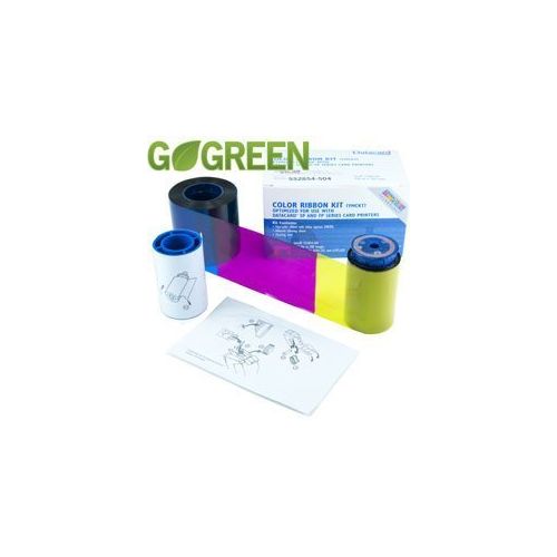  DATACARD GROUP Datacard Color Ribbon Kit For SP35 and SP55 Printers - 500 Image - Ribbon Cleaning Card Cleaning Sleeve