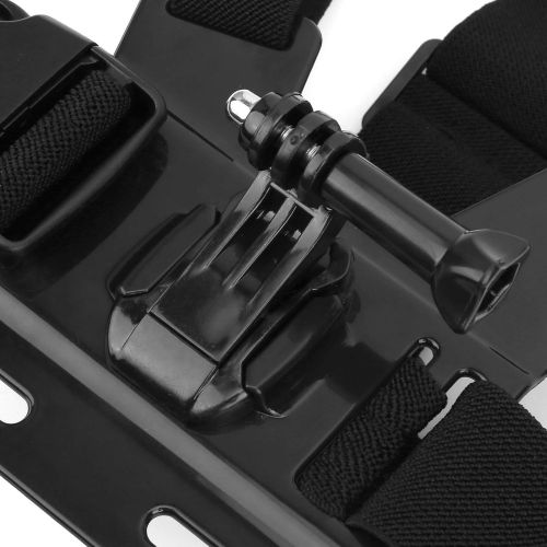  DAUERHAFT Adjustable Camera Chest Strap Mount Belt, Camera Chest Strap Mount Belt for Nylon, Camera Chest Mount Harness, Chest Strap,Durable in Use,for DJI OSMO Action, for Gopro 9