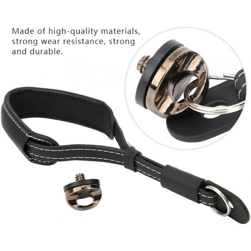  DAUERHAFT Wrist Safety Belt Handheld Ballhead Stabilizer Lanyard Strong Wear Resistance 1/4In Screw for Osmo Mobile 3 Suitable for Om 4 for Mobile 2 (Black)
