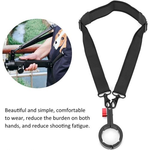  DAUERHAFT Handheld Stabilizer Hanging Buckle Lanyard,Photography Ballhead Belt Sling Clasp,3-axis Ballhead Stabilizer Shoulder Strap,with Non-Slip and Elastic,for DJI Ronin-S Handh