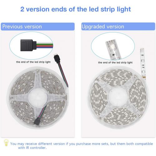  [아마존 핫딜] [아마존핫딜]DAYBETTER Led Strip Lights 32.8ft Waterproof Flexible Tape Lights Color Changing 5050 RGB 300 LEDs Light Strips Kit with 44 Keys IR Remote Controller and 12V Power Supply for Home,