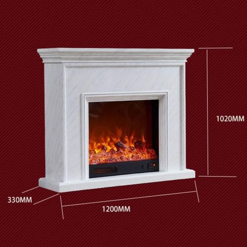  DAYDAYDM Electric Stove Heating with Wood Stove Flame Effect with Adjustable Thermostat Control Living Room Floor Standing 750 1500W Heating Black Indoor Use