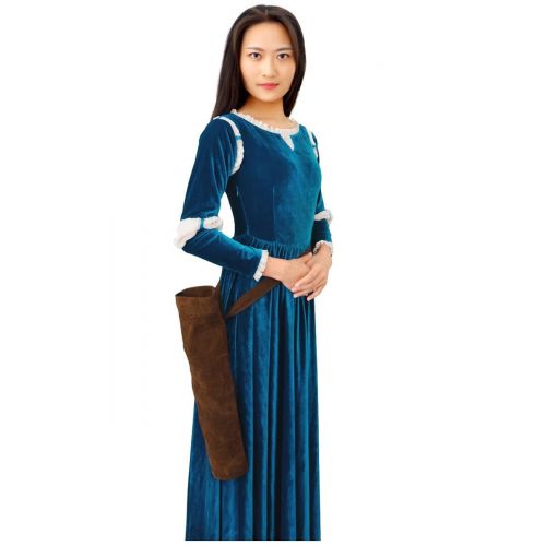  DAZCOS US Size Adult Brave Princess Cosplay Costume and Quiver