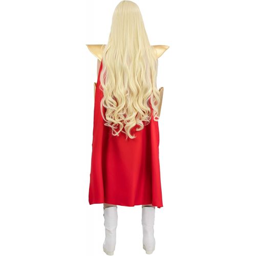  할로윈 용품DAZCOS Womens Shera Cosplay Costume Dress With Cloak