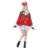 할로윈 용품DAZCOS Women Genshin Impact Klee Cosplay Costume for Halloween