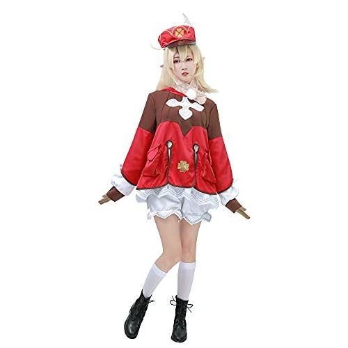  할로윈 용품DAZCOS Women Genshin Impact Klee Cosplay Costume for Halloween